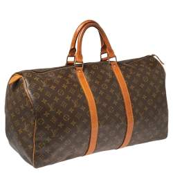 Louis Vuitton Monogram Canvas Keepall 50 Bag