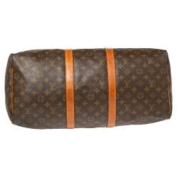 Louis Vuitton Monogram Canvas Keepall 50 Bag