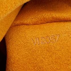 مملوكة مسبقًا حقيبة يد توتس لوي فيتون نيو كابي دنيم مونوغرامي رصاصي متوسطة