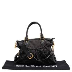 مملوكة مسبقًا حقيبة يد توتس لوي فيتون نيو كابي دنيم مونوغرامي رصاصي متوسطة