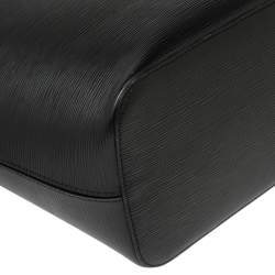 Pre Owned Louis Vuitton Black Epi Leather Neverfull MM Bag