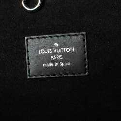 Pre Owned Louis Vuitton Black Epi Leather Neverfull MM Bag