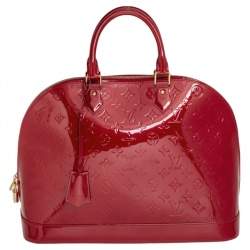 مملوكة مسبقًا Louis Vuitton Pomme D’amour Monogram Vernis Alma GM Bag