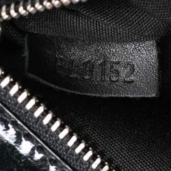 مملوكة مسبقًا حقيبة كلتش لوي فيتون سوب جلد إيبي أسود إليكتريك