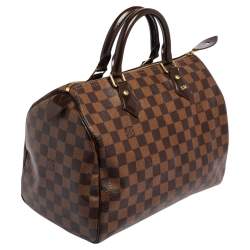 Pre Owned حقيبة لوي فيتون "سبيدي 30" كانفاس دامييه إيبين