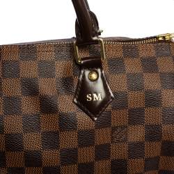 Pre Owned حقيبة لوي فيتون "سبيدي 30" كانفاس دامييه إيبين