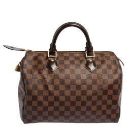 Pre Owned حقيبة لوي فيتون "سبيدي 30" كانفاس دامييه إيبين