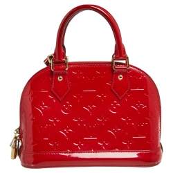 مملوكة مسبقًا Louis Vuitton Pomme D’amour Monogram Vernis Alma BB Bag