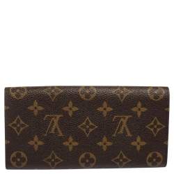 Pre Owned Louis Vuitton Monogram Canvas Josephine Continental Wallet