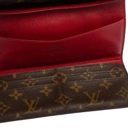 Pre Owned Louis Vuitton Monogram Canvas Josephine Continental Wallet