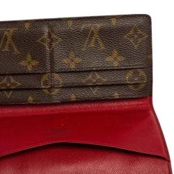 Pre Owned Louis Vuitton Monogram Canvas Josephine Continental Wallet
