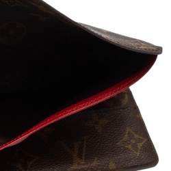 Pre Owned Louis Vuitton Monogram Canvas Josephine Continental Wallet