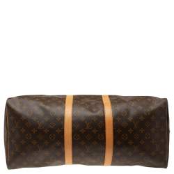 Louis Vuitton Monogram Canvas Keepall 55 Bag