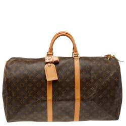 Louis Vuitton Monogram Canvas Keepall 55 Bag