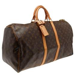 Louis Vuitton Monogram Canvas Keepall 55 Bag
