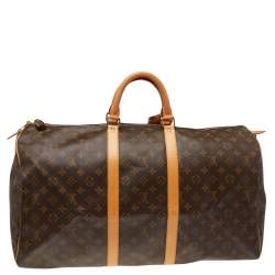Louis Vuitton Monogram Canvas Keepall 55 Bag