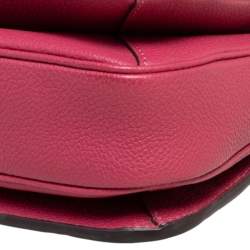 Pre Owned Louis Vuitton Rose Freesia Monogram Empreinte Leather Pochette Metis Bag