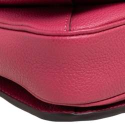 Pre Owned Louis Vuitton Rose Freesia Monogram Empreinte Leather Pochette Metis Bag