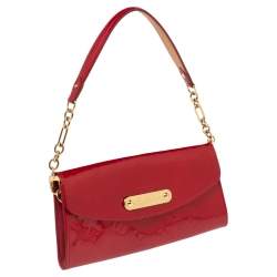 Pre Owned Louis Vuitton Pomme D’amour Monogram Vernis Sunset Boulevard Bag