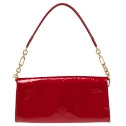 Pre Owned Louis Vuitton Pomme D’amour Monogram Vernis Sunset Boulevard Bag