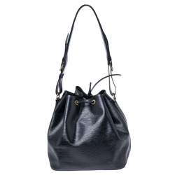 Pre Owned Louis Vuitton Black Epi Leather Petit Noe Bag