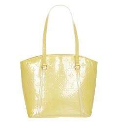 Louis Vuitton Yellow Monogram Vernis Avalon MM Bag