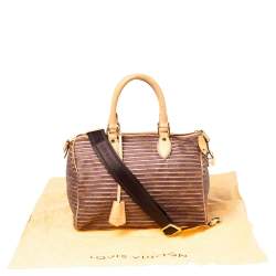 Louis Vuitton Peche Monogram Canvas and Leather Limited Edition Eden Speedy 30 Bag