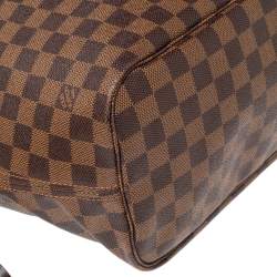 Louis Vuitton Damier Ebene Canvas Neverfull MM Bag