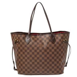 Louis Vuitton Damier Ebene Canvas Neverfull MM Bag