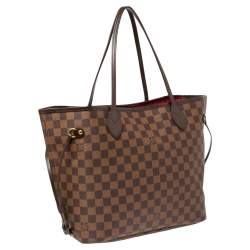 Louis Vuitton Damier Ebene Canvas Neverfull MM Bag