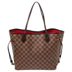 Louis Vuitton Damier Ebene Canvas Neverfull MM Bag