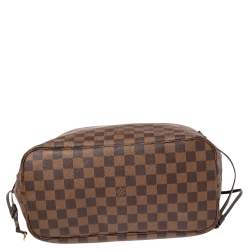 Louis Vuitton Damier Ebene Canvas Neverfull MM Bag