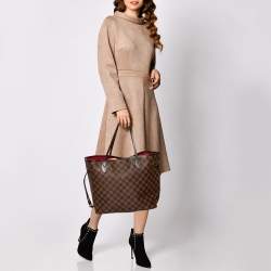 Louis Vuitton Damier Ebene Canvas Neverfull MM Bag