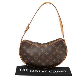 مملوكة مسبقًا حقيبة لوي فيتون كرواسون كانفاس مونوغرامية PM