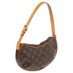 مملوكة مسبقًا حقيبة لوي فيتون كرواسون كانفاس مونوغرامية PM