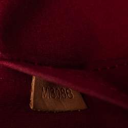 Pre Owned Louis Vuitton Pomme D’amour Monogram Vernis Alma GM Bag