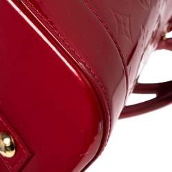 Pre Owned Louis Vuitton Pomme D’amour Monogram Vernis Alma GM Bag