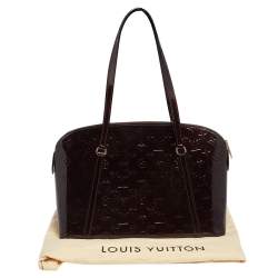 Louis Vuitton Rouge Fauviste Monogram Vernis Avalon Zipped Bag