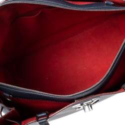 Pre Owned حقيبة لوي فيتون لوك ميتو جلد روج مارين