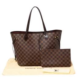 Louis Vuitton Damier Ebene Canvas Neverfull MM Bag