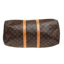Pre Owned Louis Vuitton Brown Monogram Canvas Keepall 45 Bag