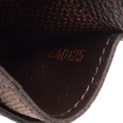 مملوكة مسبقًا Louis Vuitton Damier Ebene Canvas Sarah Wallet