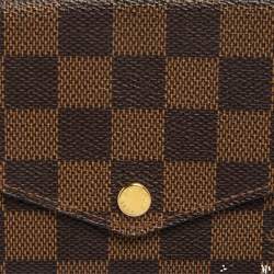 مملوكة مسبقًا Louis Vuitton Damier Ebene Canvas Sarah Wallet