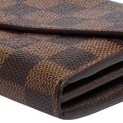 مملوكة مسبقًا Louis Vuitton Damier Ebene Canvas Sarah Wallet