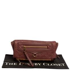 Pre Owned Louis Vuitton Aurore Monogram Empreinte Leather Petillante Clutch