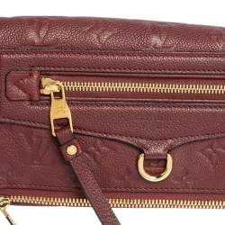 Pre Owned Louis Vuitton Aurore Monogram Empreinte Leather Petillante Clutch