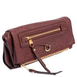 Pre Owned Louis Vuitton Aurore Monogram Empreinte Leather Petillante Clutch