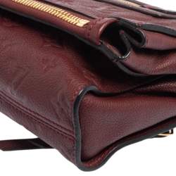 Pre Owned Louis Vuitton Aurore Monogram Empreinte Leather Petillante Clutch