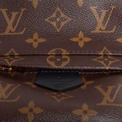 Pre Owned حقيبة ظهر لوي فيتون بالم سبرينغز كانفاس مونوغرامي صغيرة