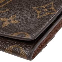 Pre Owned Louis Vuitton Monogram Canvas Business Card Holder 
